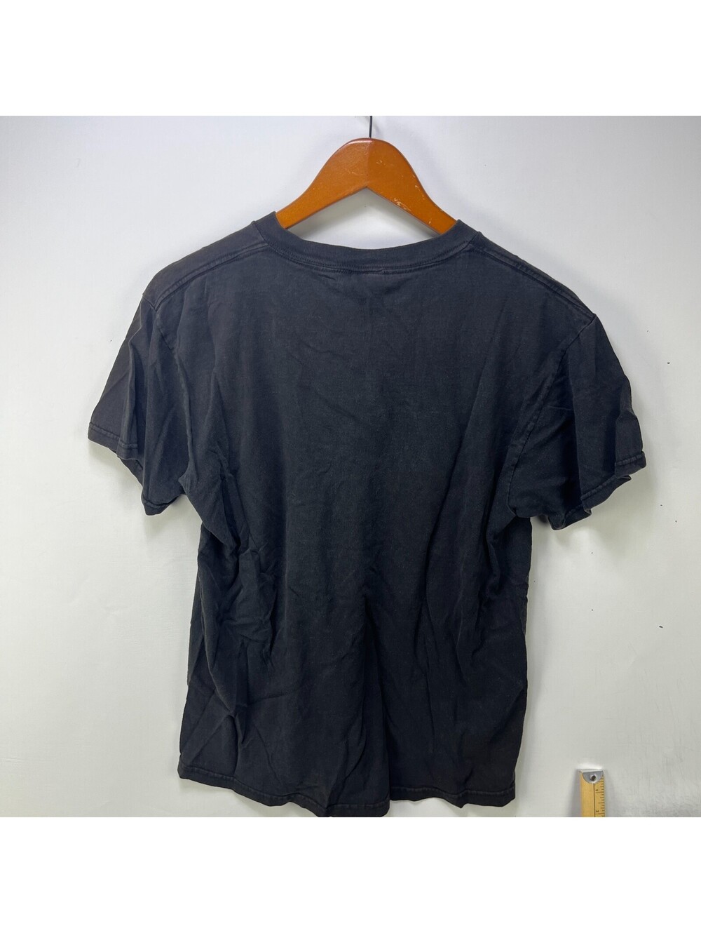 Vintage Sun Faded Black Brooklyn T Shirt Factory Funny Quote - Picture 7 of 8